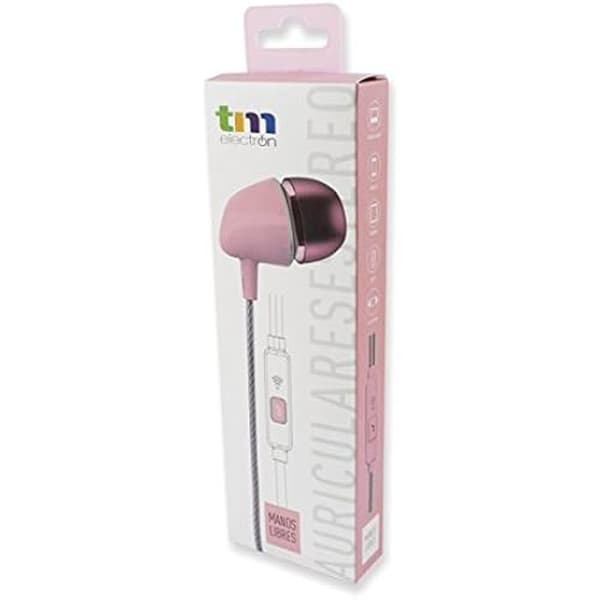 TM Electron tmhe272p stereoheadset med mikrofon och handsfree-kit - Rosa färg