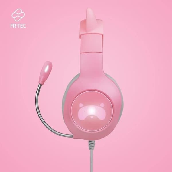 Gaming Headset - Tanooki - Cat Ears - Kabelanslutet - LED - Stereo 50mm