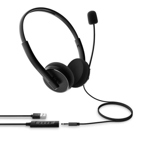 Energy Sistem Headset med mikrofon Headset Office 2+ Svart