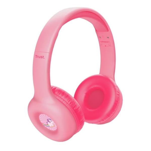 Hörlurar - hörlurar Trust HUVUDTELEFON WRL NOUNA BARN/ROSA 25274