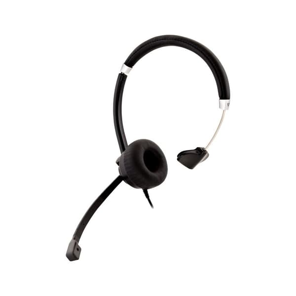V7 Deluxe 3,5 mm monoheadset med mikrofon (DELUXE MONO HEADSET W/MIC - Deluxe Mono Headset) - 0662919106961
