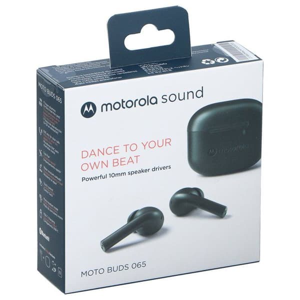 Trådlösa hörlurar - MOTOROLA - Moto Buds 065 - Bluetooth 5.3 - IPX4 - Batteritid 17 timmar
