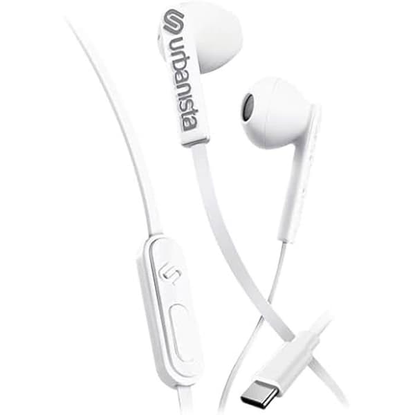 In-Ear Hörlurar - URBANISTA - San Francisco - USB C - Kristallklart Ljud - Inbyggd Mikrofon