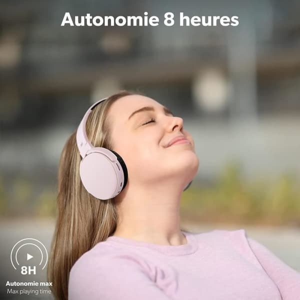 Bluetooth-hörlurar - TNB - Singel 2 - Batteritid 8 timmar - Rosa - Svettålig