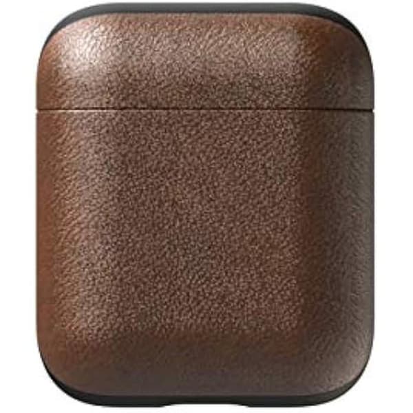 Etui för AirPods - NOMAD - Brun - Lätt - Läder - Elegant skydd