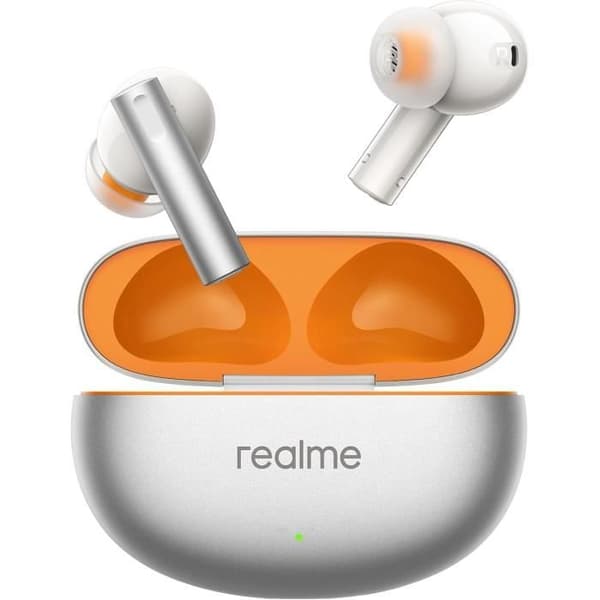 Trådlösa hörlurar - realme - Buds Air 6 - 12,4 mm - Aktiv brusreducering - 40 timmars batteritid