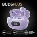 Miniatyrbild 2 av 2: Intenso Buds Plus TWS T313AE trådlösa hörlurar med aktiv brusreducering, ENC, Bluetooth och upp till 25 timmars speltid