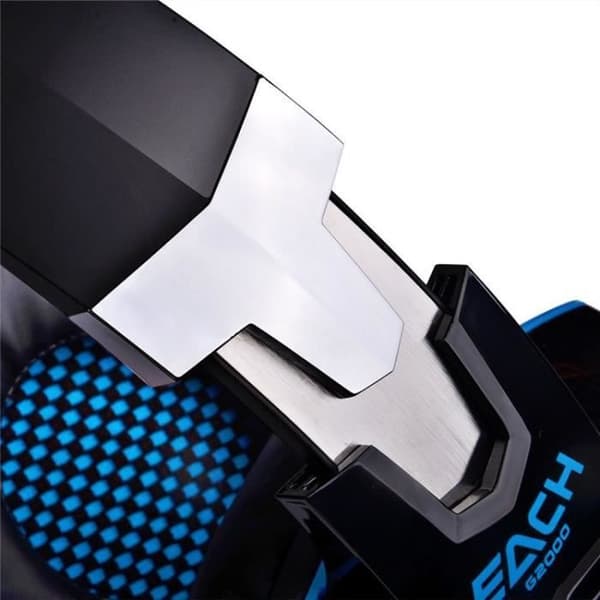 KOTION EACH G2000 Stereo Gaming Headset med mikrofon för PC Gamer Blue