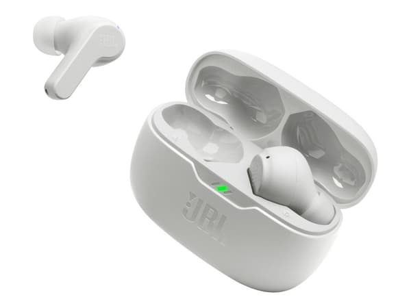 JBL Wave Beam Trådlösa Bluetooth Hörlurar - Vit