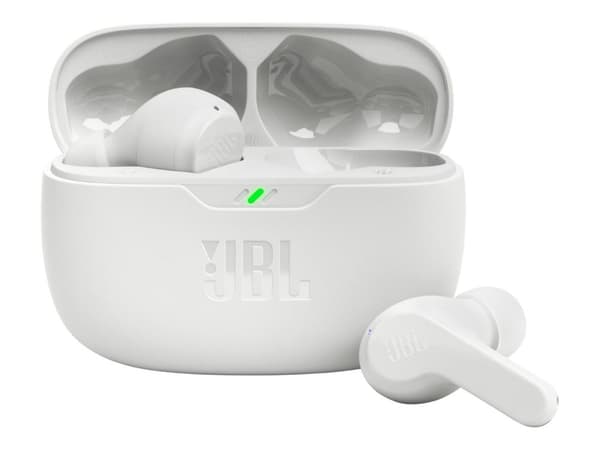 JBL Wave Beam Trådlösa Bluetooth Hörlurar - Vit