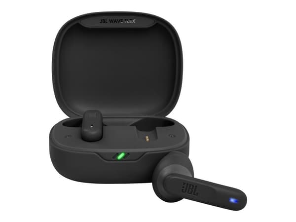 JBL Wave Flex Trådlösa Bluetooth Hörlurar - Svart