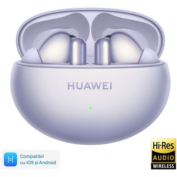 In-ear hörlurar - Huawei - FreeBuds 6i - True Wireless - Hybrid ANC - Lila