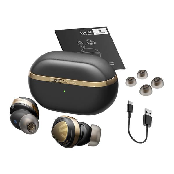 Øretelefoner TWS Soundpeats Opera05 (svart)