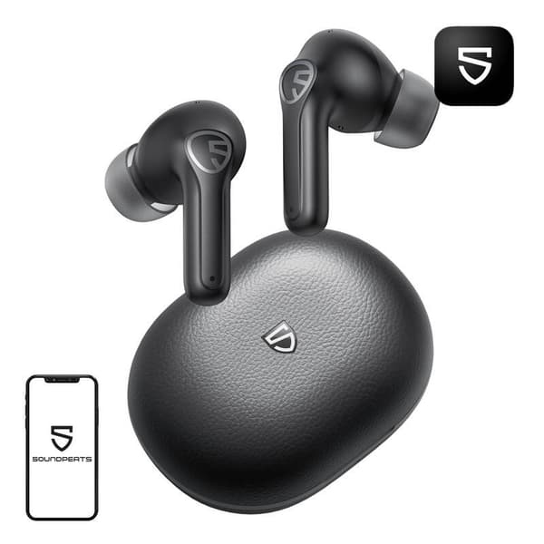 TWS Soundpeats T3 PRO ANC hovedtelefoner (sort)
