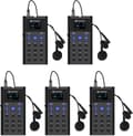 Miniatyrbild 1 av 6: Retekess TT128 hörlurar, Audio Whisper tolkningsutrustning, automatisk förklaringsguideringssystem, 41 språk, för resor