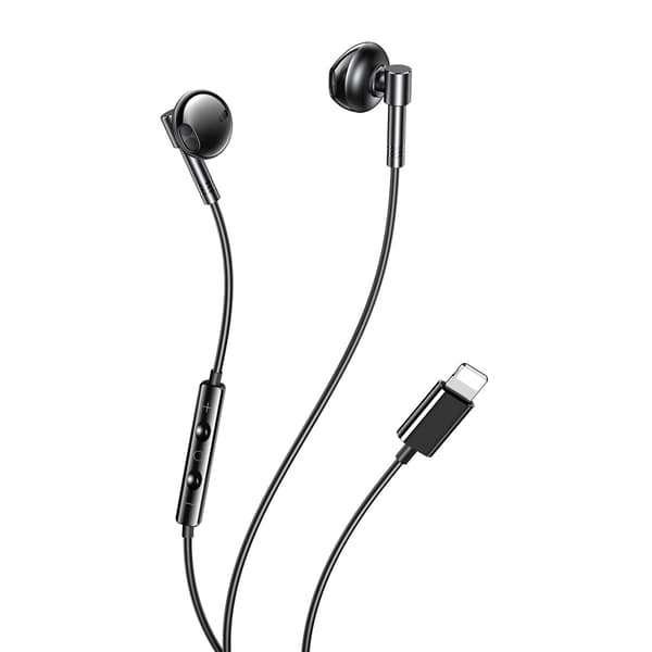 XO In-Ear headset med Lightning-kontakt och IPX5-klassning - Svart