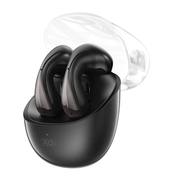 XO TWS Bluetooth-kuulokkeet latauskotelolla ja mikrofonilla - Svart