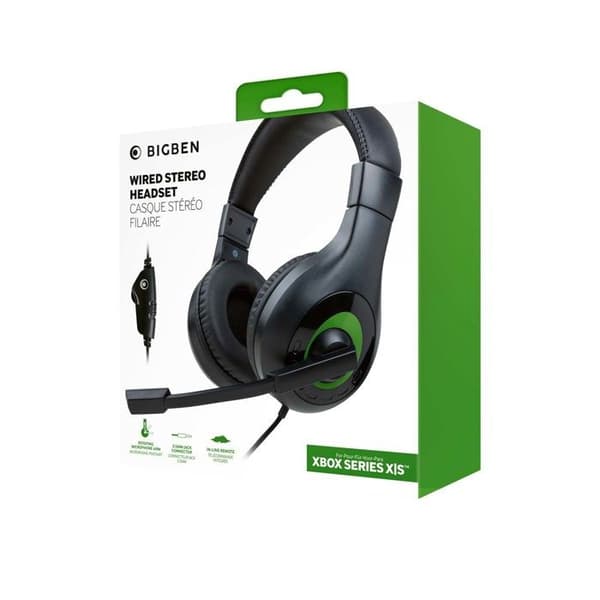 Gamingheadset - NACON - Xbox Series - Avtagbar mikrofon - 40mm - Kompatibel med PC och konsoler