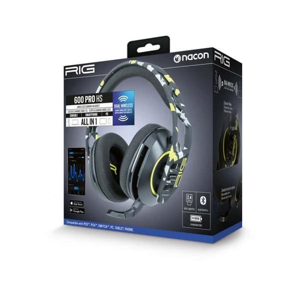 Gaming Headset - RIG - 600 PRO HS - Trådlös - Stereo - Grön
