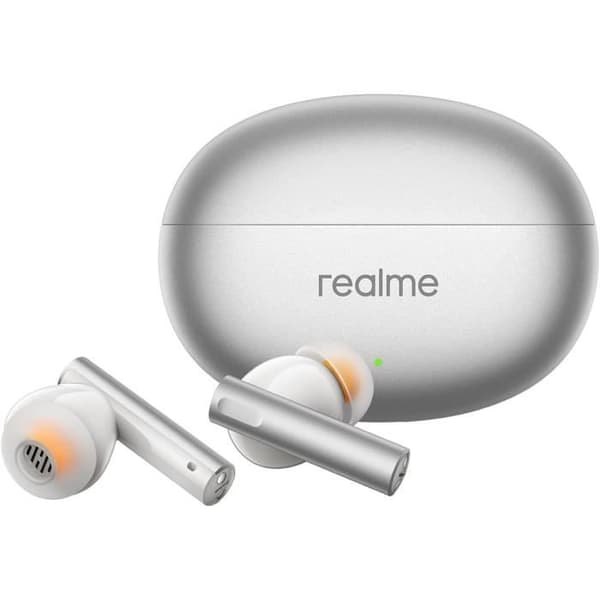 Trådlösa hörlurar - realme - Buds Air 6 - 12,4 mm - Aktiv brusreducering - 40 timmars batteritid