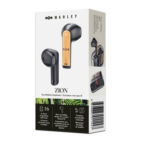 True Wireless Headphones - House of Marley - Zion - 16h batteritid - Bluetooth 5.3 - Svettbeständig