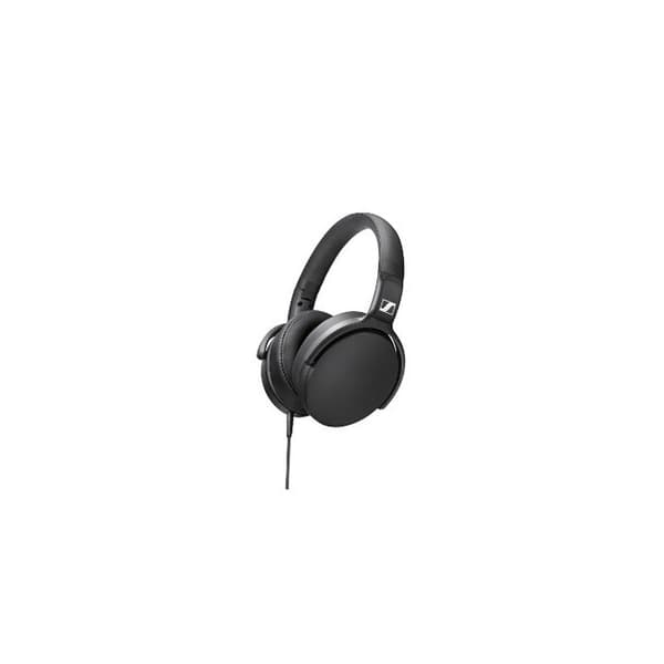 Sennheiser HD 400S hopfällbara over-ear-hörlurar - Svarta - Headsetmikrofon - Justerbar volym