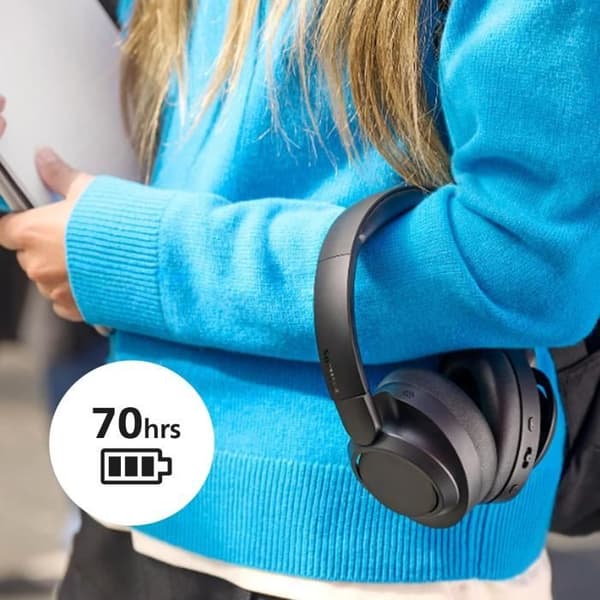 Trådlösa Hörlurar - Philips - TAH6509BK00 - Brusreducering - 75h Batteritid - Bluetooth 5.3