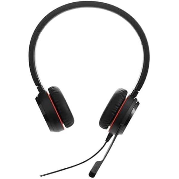 Stereohörlurar - JABRA - Evolve 20 SE - Passiv brusreducering - USB-C-anslutning - Optimalt komfort