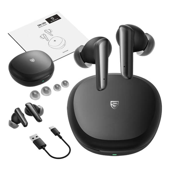 TWS Soundpeats Life Lite hörlurar (svarta)