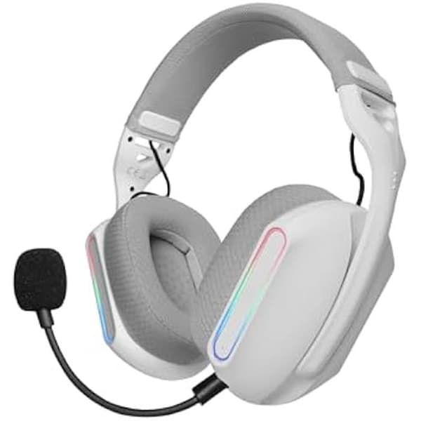 Gamingheadset - MARS GAMING - MHW-Pro - 3D-omslutande ljud 7.1 - Bluetooth 5.3 - ARGB Flow-belysning