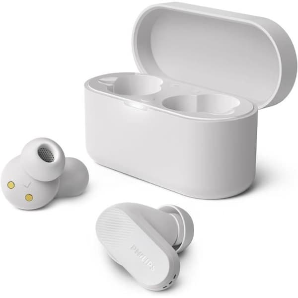 In-ear hörlurar - Philips - TAT3509WT - Trådlös - Brusreducering - Laddningsfodral för ficka