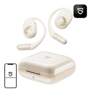 TWS Soundpeats GoFree2+ hodetelefoner (hvite)