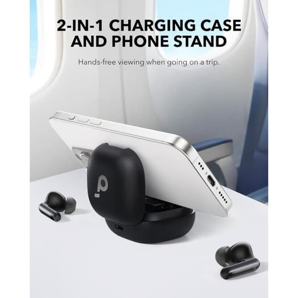Bluetooth-hörlurar - Anker - P40i - Anpassningsbar brusreducering - 60 timmars batteritid - IPX5