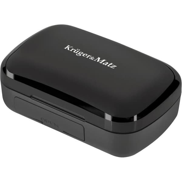 KrugerMatz trådlösa hörlurar M10 hörlurar med laddningsfodral skydd IPX4 Bluetooth 5.3 KMPM10