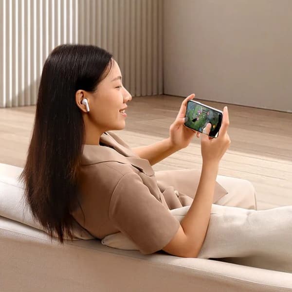 Trådlösa hörlurar - JoyRoom - JR-PB2 - Bluetooth 5.3 - IPX4 - Ergonomiska - Vit