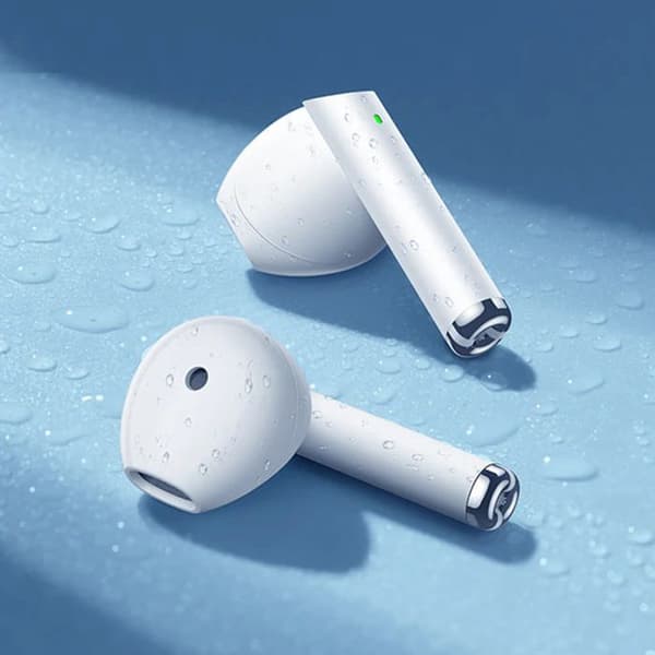 Trådlösa hörlurar - JoyRoom - JR-PB2 - Bluetooth 5.3 - IPX4 - Ergonomiska - Vit