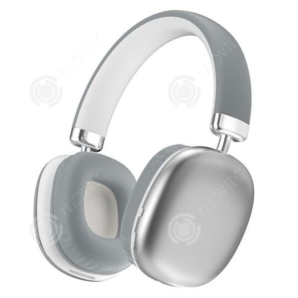 INN Trådlösa hörlurar bluetooth 5.3 350mah standbytid 200 timmar trådlösa bluetooth-hörlurar tre uppspelningslägen grå silver