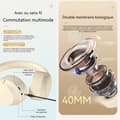 Miniatyrbild 2 av 4: INN Högkvalitativa trådlösa Bluetooth-hörlurar med aktiv brusreducering Lätta, hopfällbara headset för enkel portabilitet