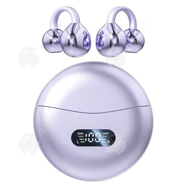 INN Bluetooth 5.4 hörlurar Clip On-hörlurar Semi In-Ear Vattentät brusreducerande hörlurar Brusreducerande mikrofon