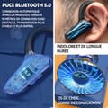 Miniatyrbild 3 av 4: INN Bone Conduction Headphones 5.0 Bluetooth 8 timmars uppspelning Tid Bone Conduction Sporthörlurar igång