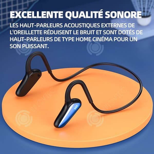 INN Bone Conduction Headphones 5.0 Bluetooth 8 timmars uppspelning Tid Bone Conduction Sporthörlurar igång