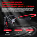 Miniatyrbild 2 av 4: INN Bone conduction hörlurar 5.3 bluetooth upp till 10 timmars kontinuerlig lyssning trådlös sport bluetooth hörlurar ipx8 vattentät 32 GB
