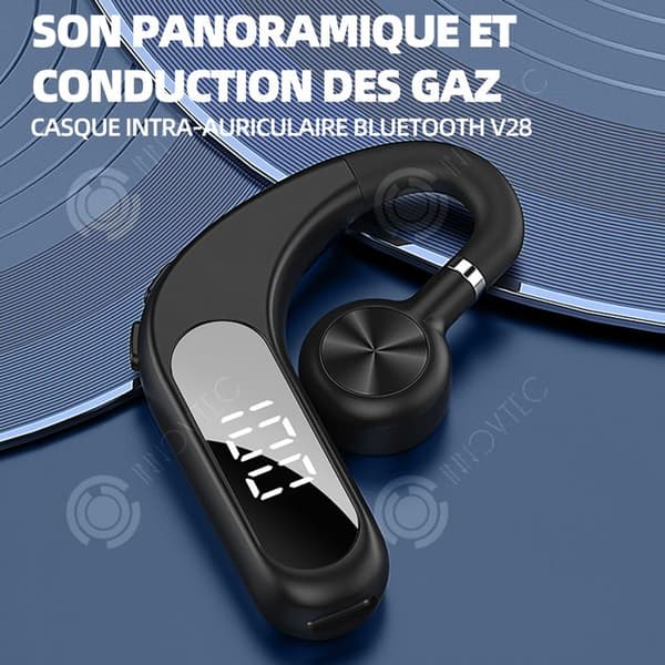 INN Bone Conduction Headphones 5.0 Bluetooth 68 timmars uppspelning Time Bone Conduction Sporthörlurar igång