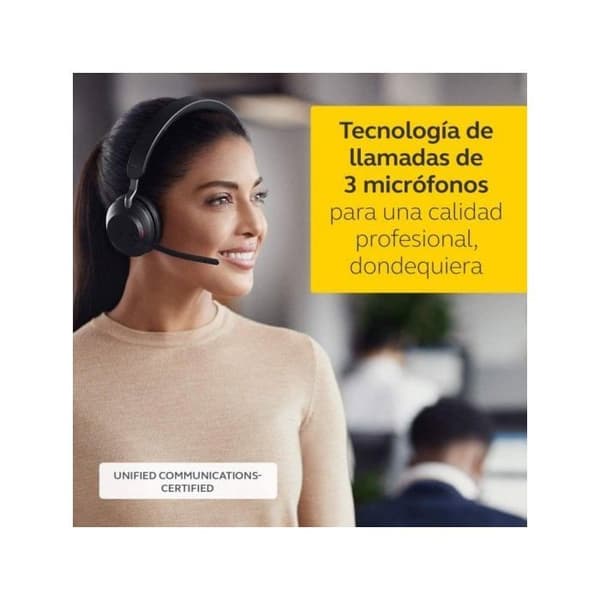 Jabra Evolve2 65 - USB-A UC Mono - Svart