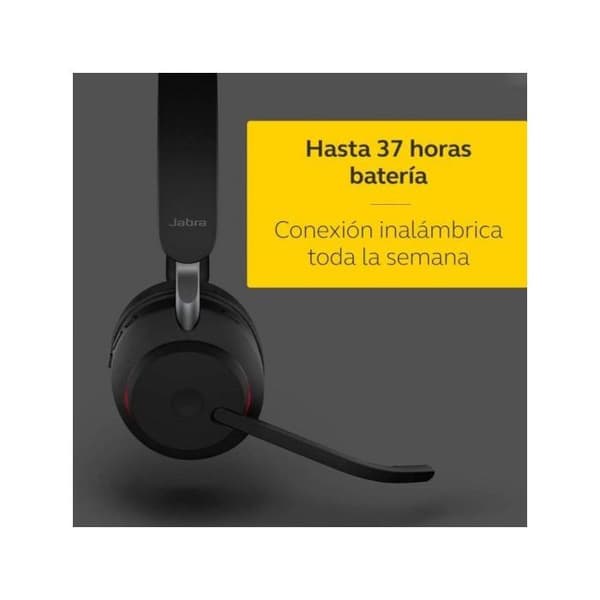 Jabra Evolve2 65 - USB-A UC Mono - Svart