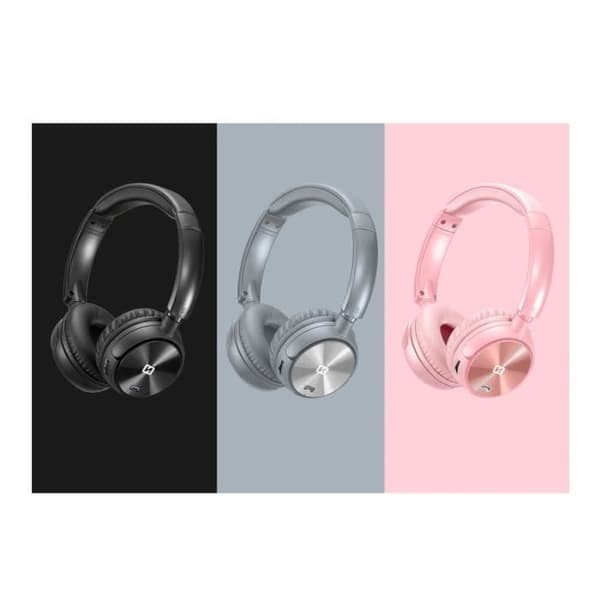 Swissten trådlöst stereoheadset Trix Pink