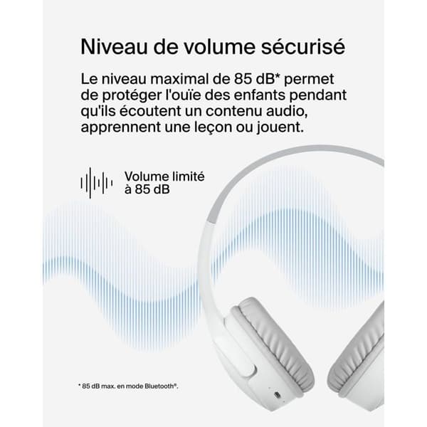 Barnhörlurar - BELKIN - Soundform Mini Kids - Färgglad design - Volymlimiterare - Optimal komfort