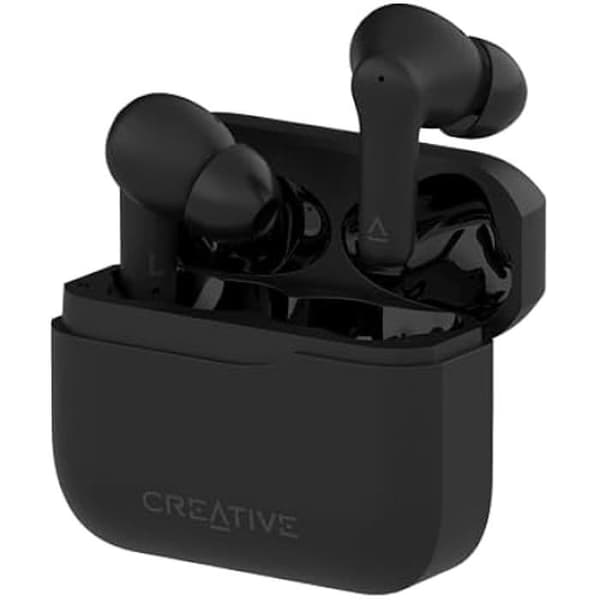 CREATIVE Zen Air 2 lätta hörsnäckor, äkta trådlösa hörsnäckor, svettsäkra med aktiv brusreducering,