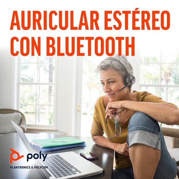 Hörlurar - Poly - Voyager Focus 2 - In-ear - Bluetooth - Aktiv ljudtillämpning