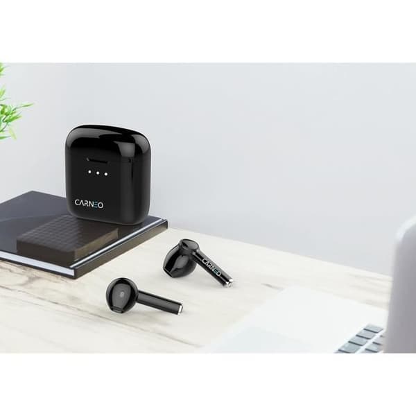 Trådlösa Bluetooth-hörlurar Carneo S8 - Svart